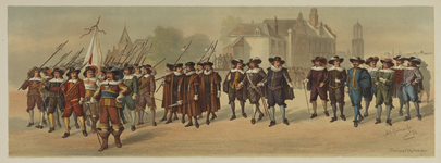 29182 Derde blad van de maskerade van de studenten van het Utrechtsch Studenten Corps op 22 juni 1886, ter gelegenheid ...